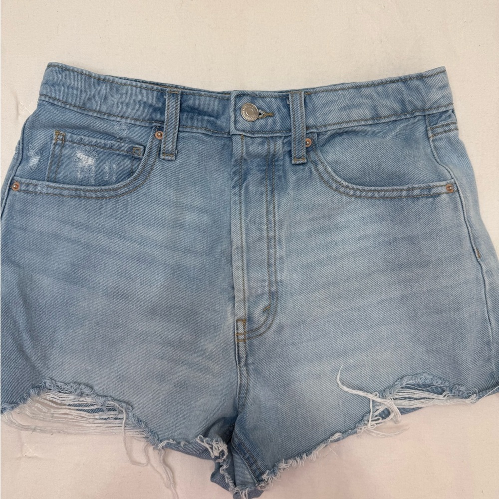Wild Fable Blue Distressed Jean Shorts